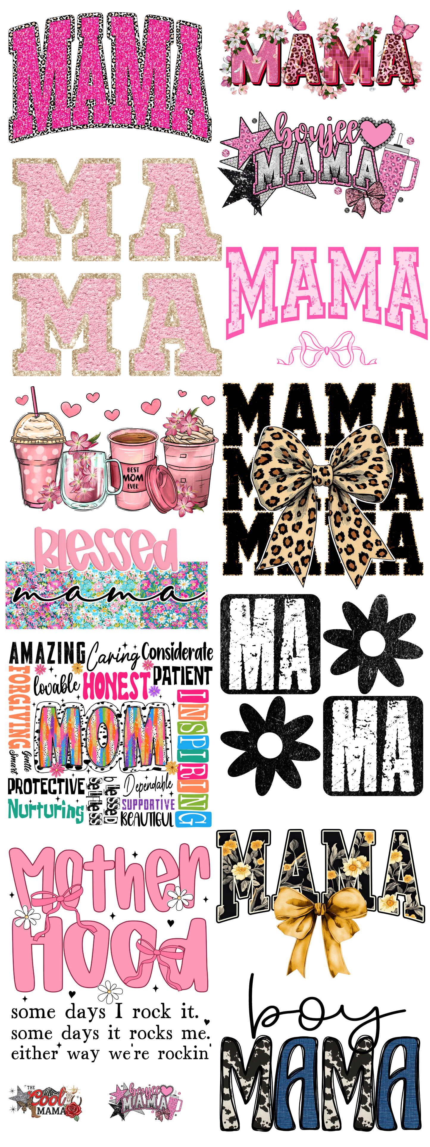PREMADE GANG SHEET - Mama Transfers