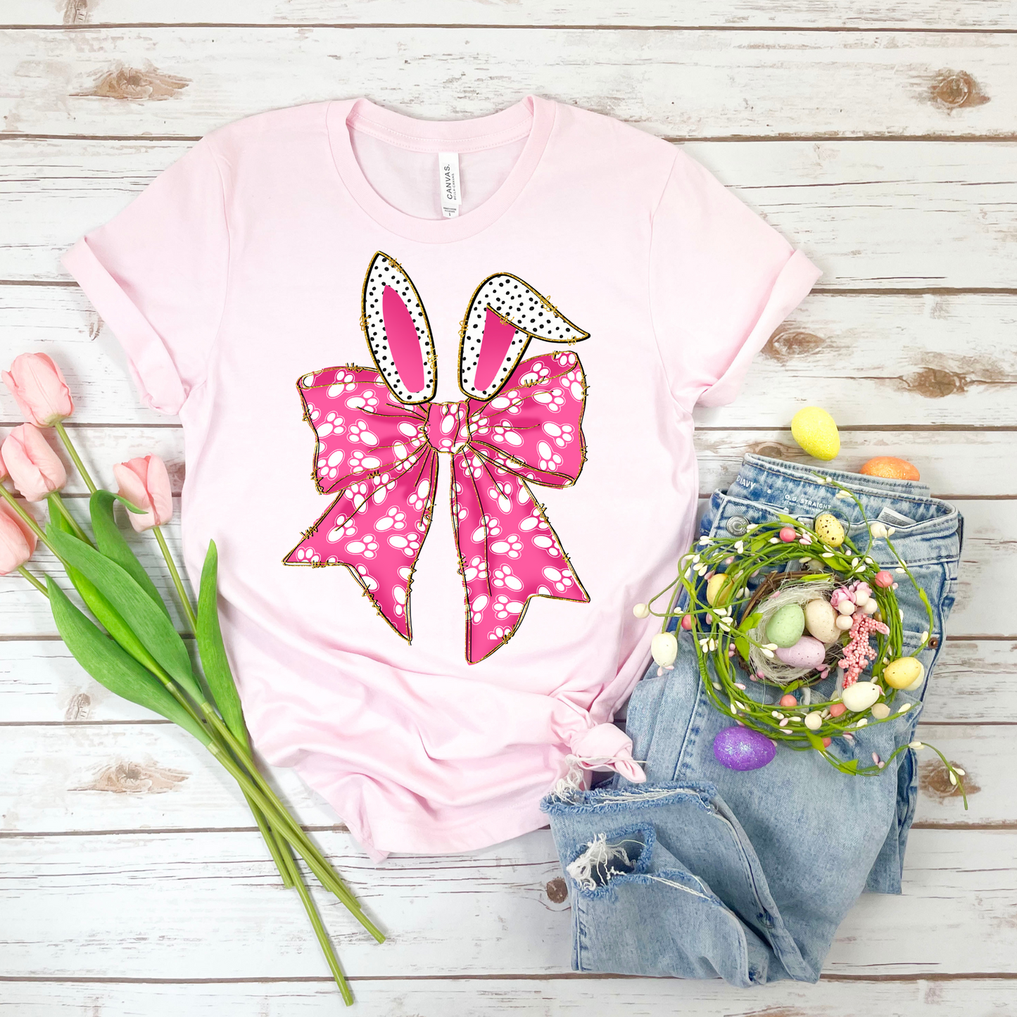 Bunny Bows Transfers