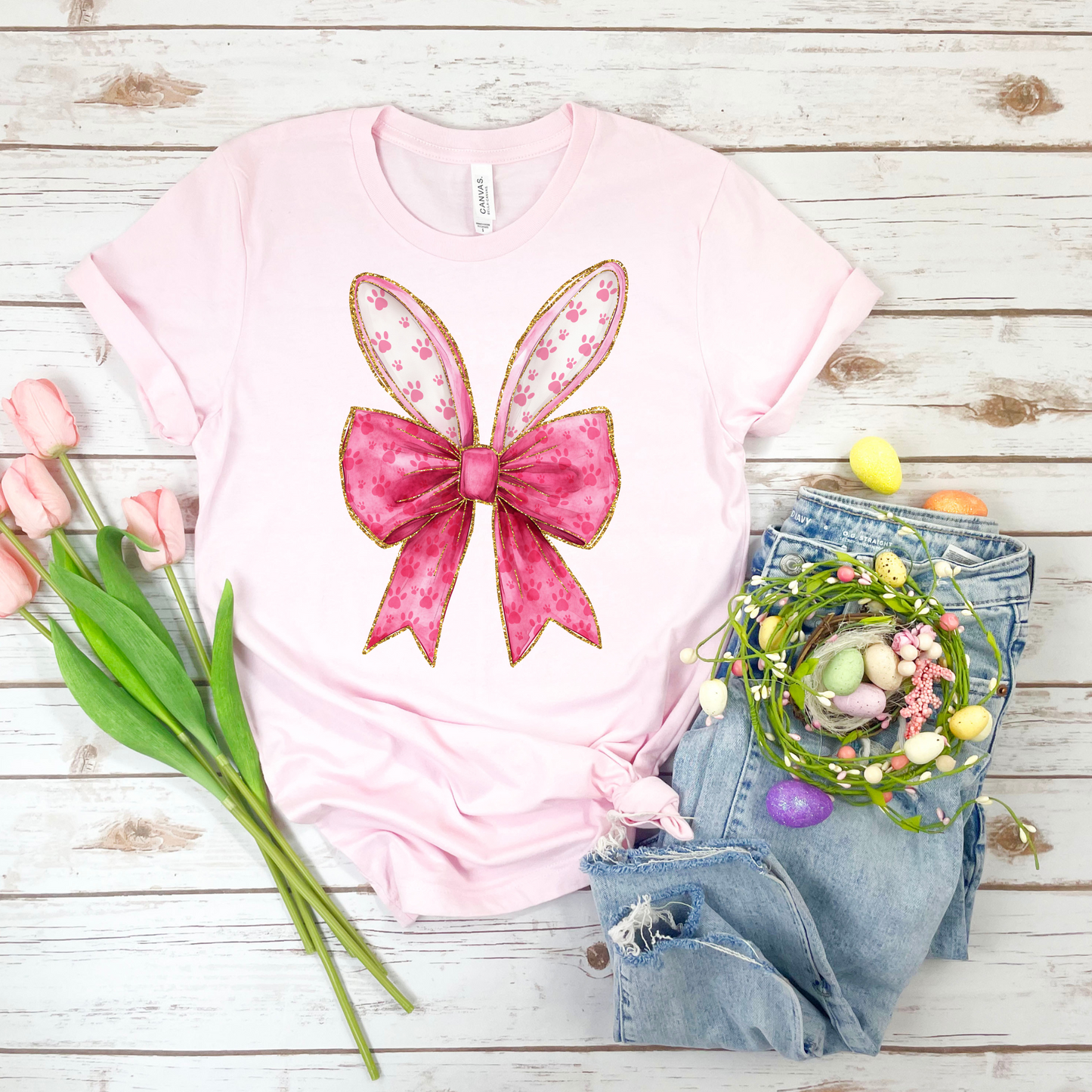 Bunny Bows Transfers