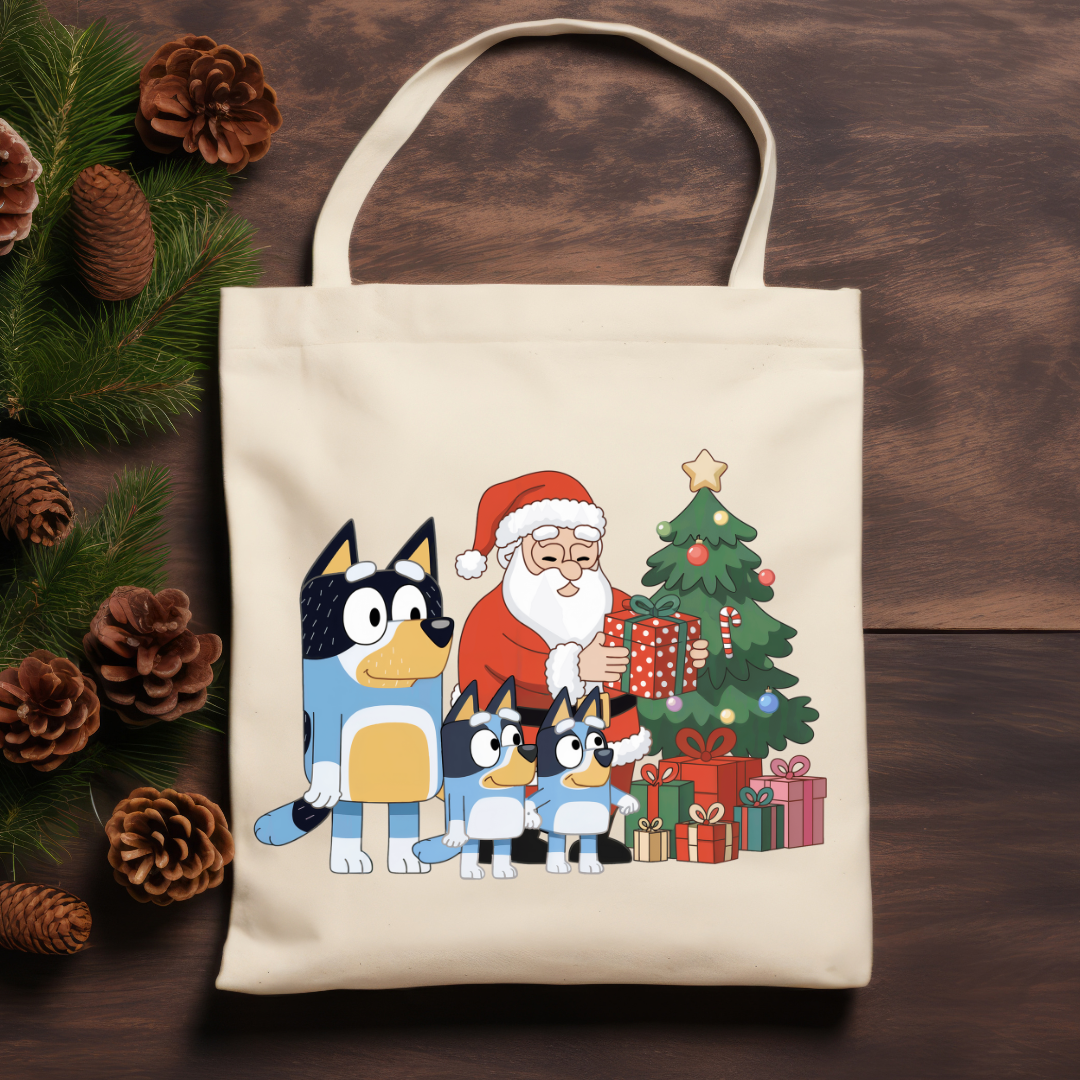 BLUEY - Christmas Tree Scenes Transfers