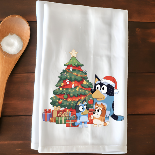 BLUEY - Christmas Tree Scenes Transfers