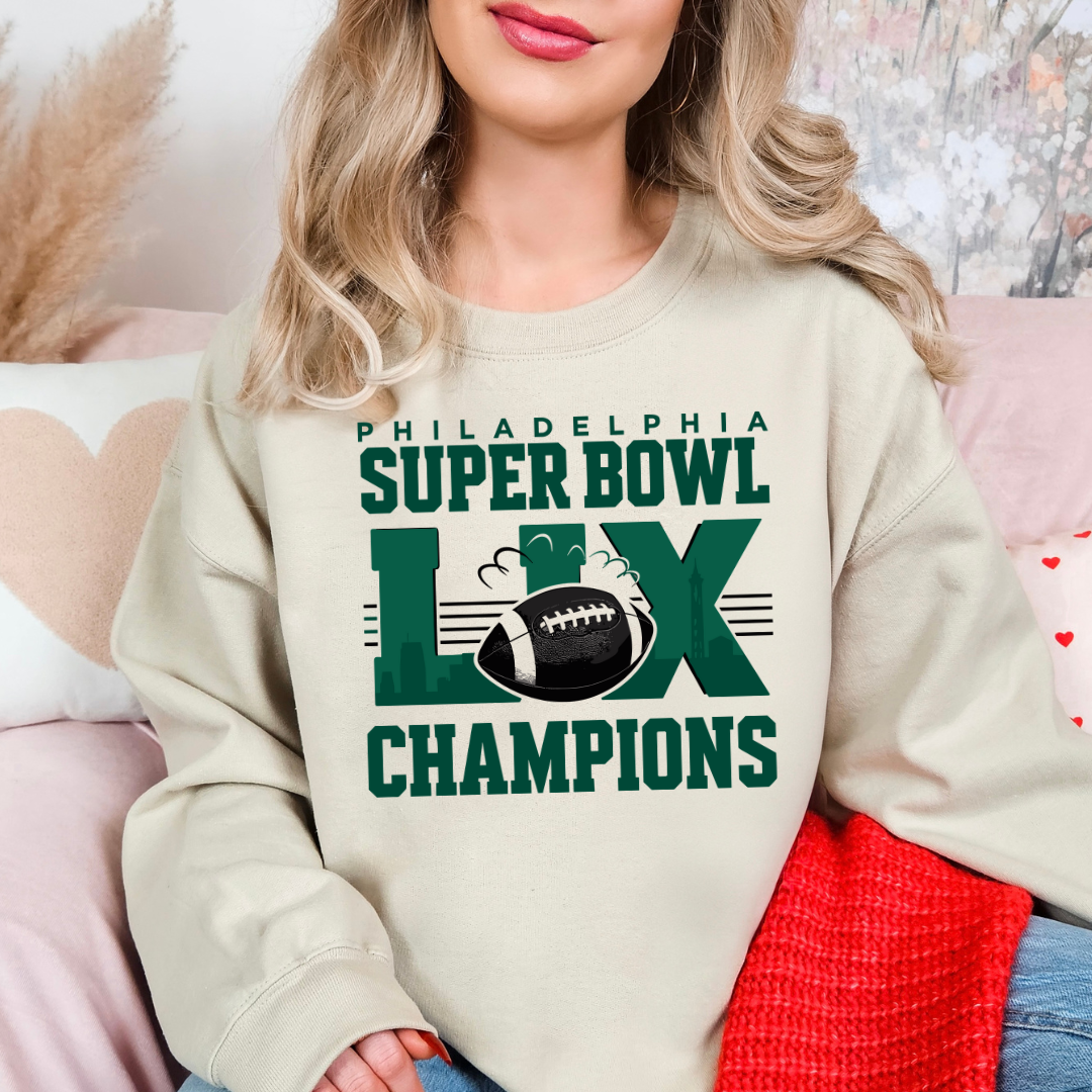Eagles - LIX Champions green skyline Transfer