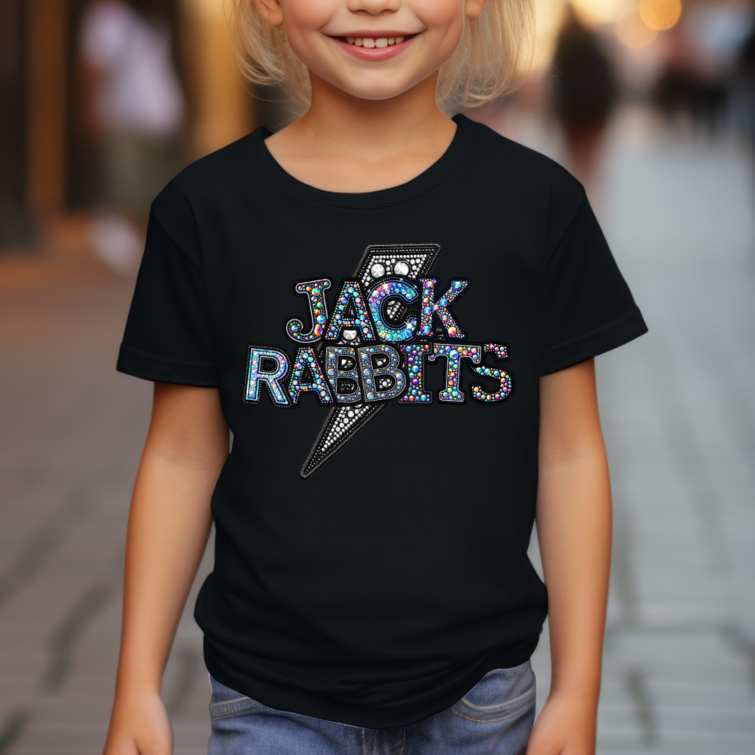 Jackrabbits Faux Rhinestones Transfer