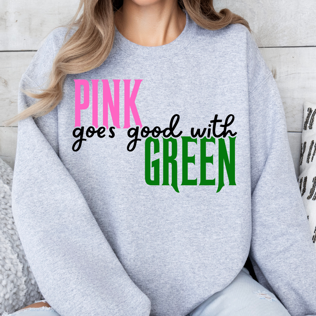 WICKED - Pink Goes Good With Green Transfer