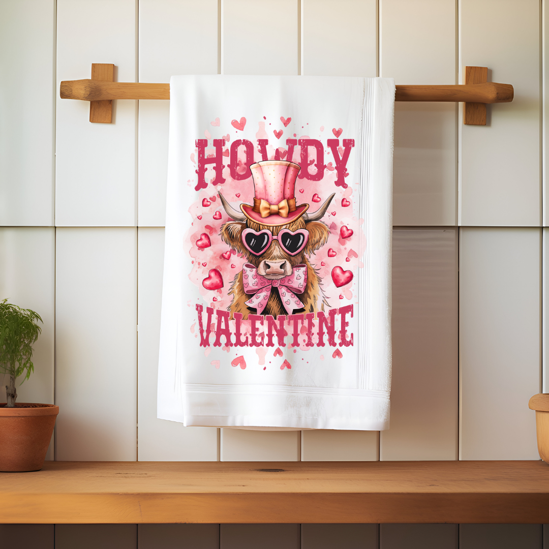 Howdy Valentine Cow Transfer
