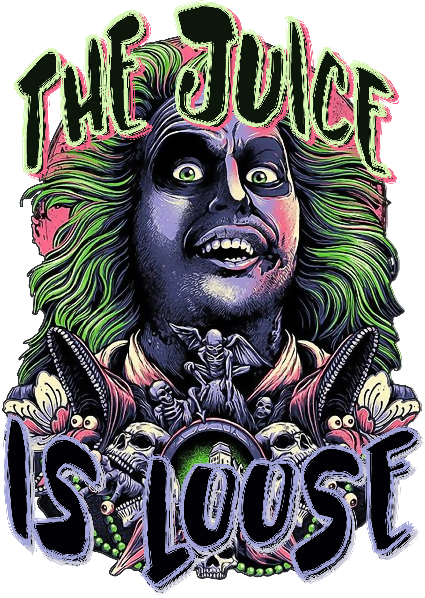 BEETLEJUICE - juice is loose face Transfer