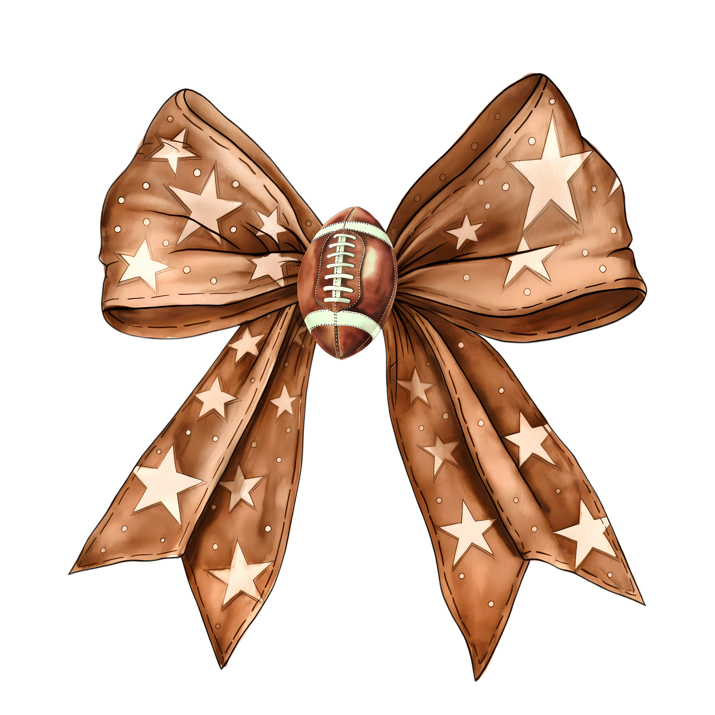 Football Star Bow Transfer