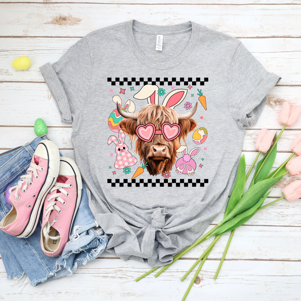 Bunny Bow Easter Transfer