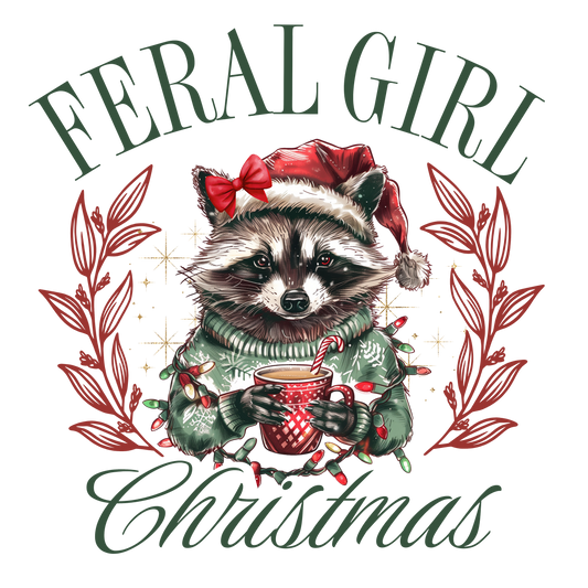 Feral Girl Christmas Transfer