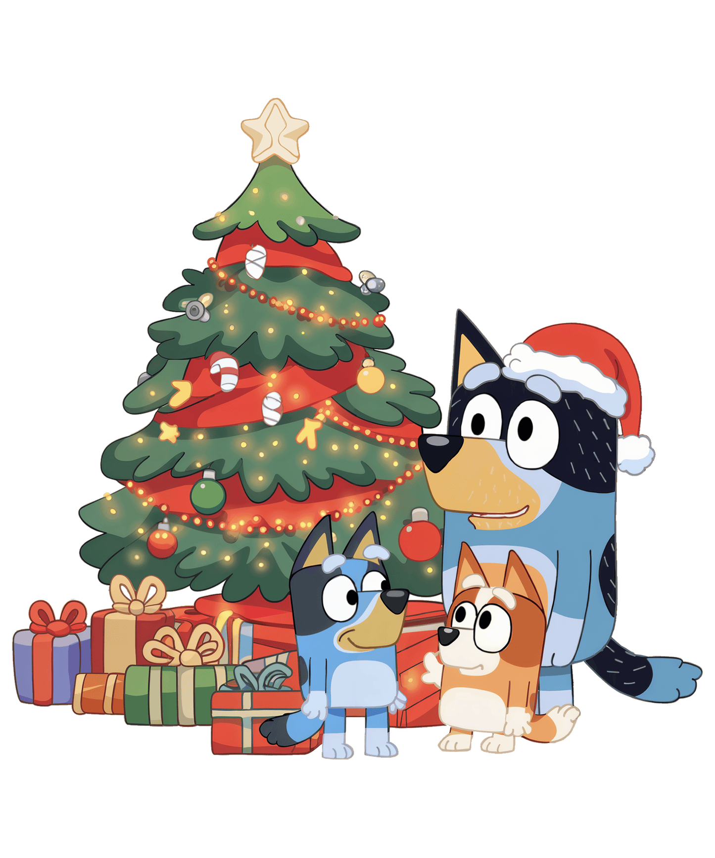 BLUEY - Christmas Tree Scenes