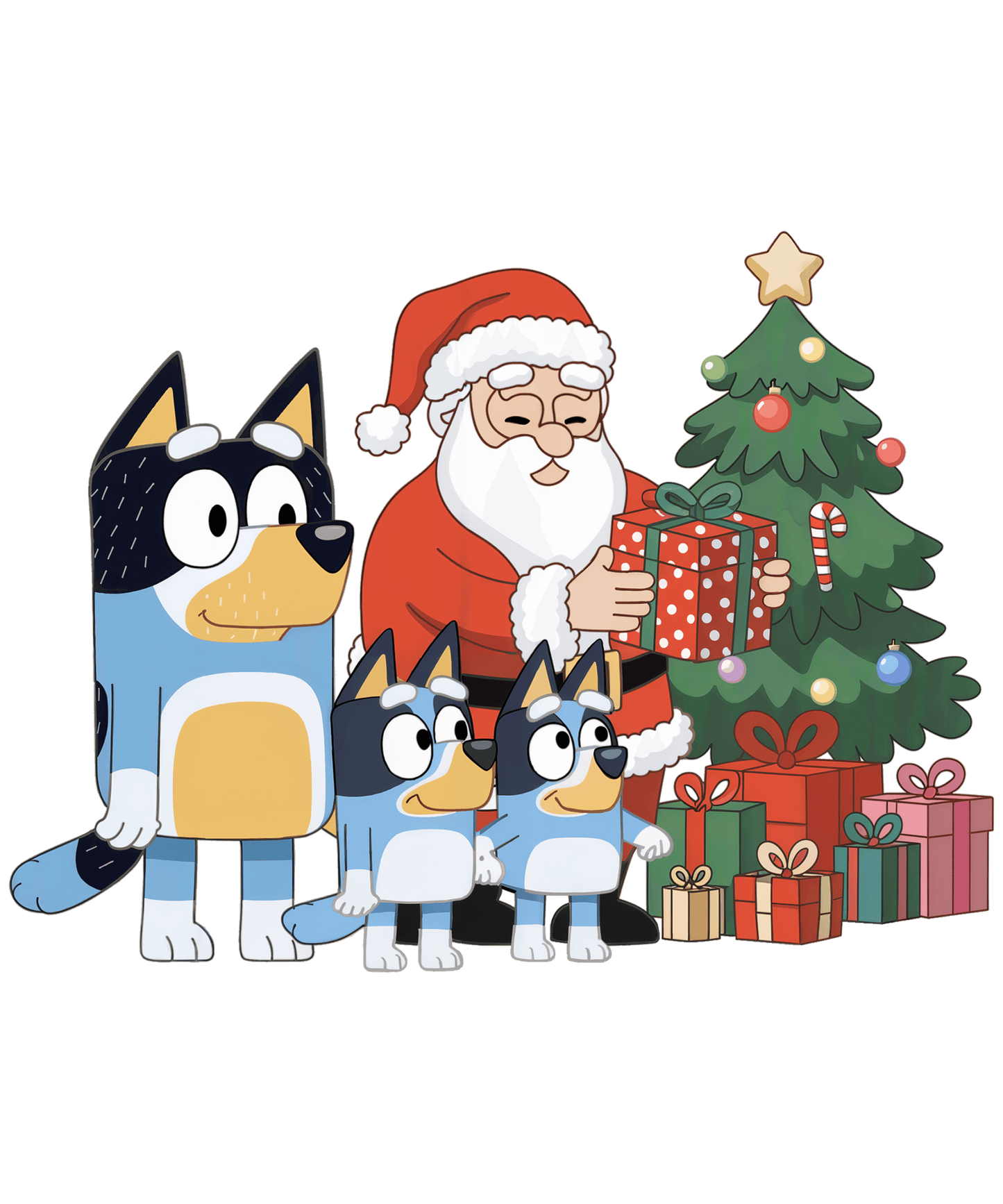 BLUEY - Christmas Tree Scenes