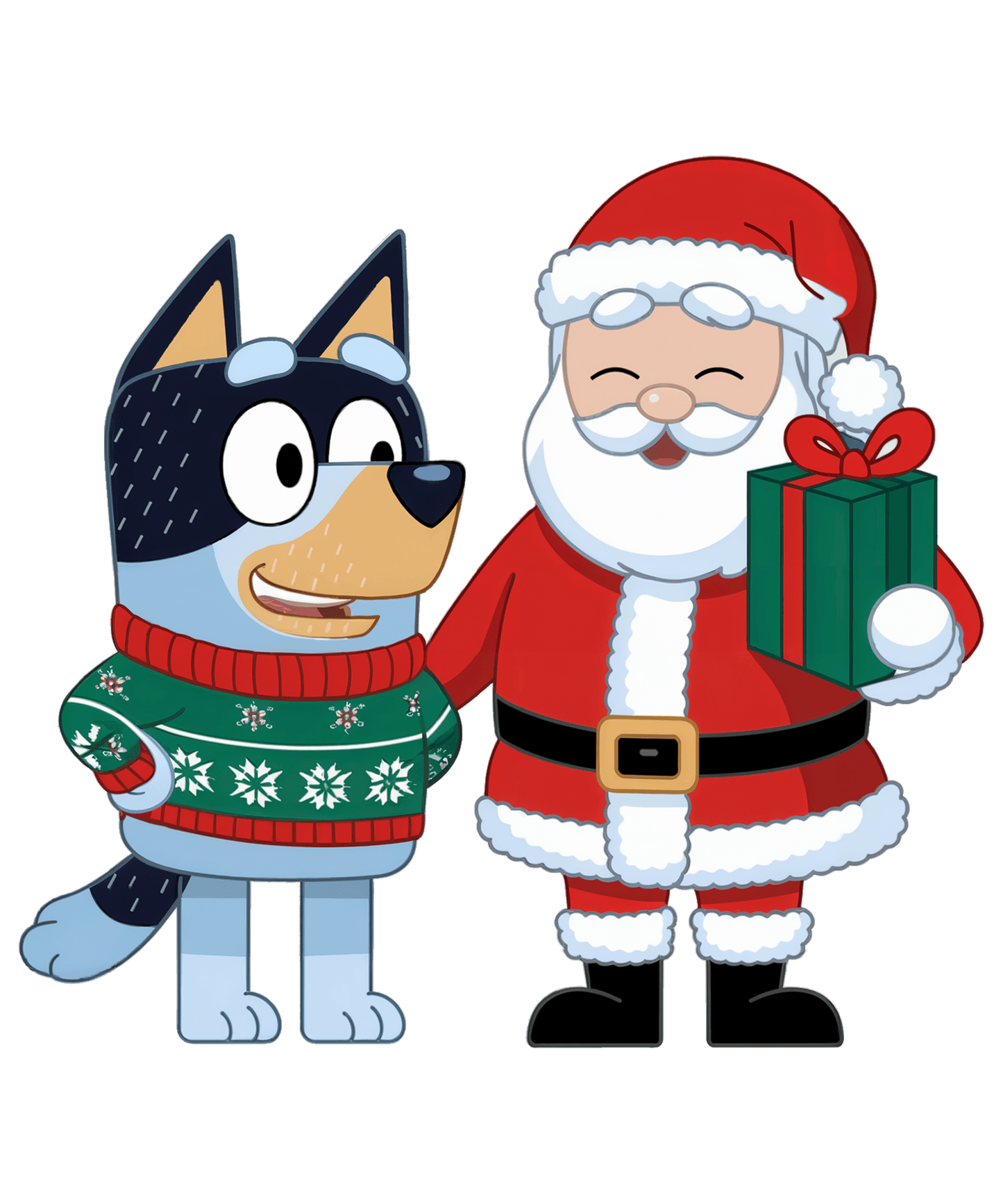 BLUEY - Dad and Santa Scenes