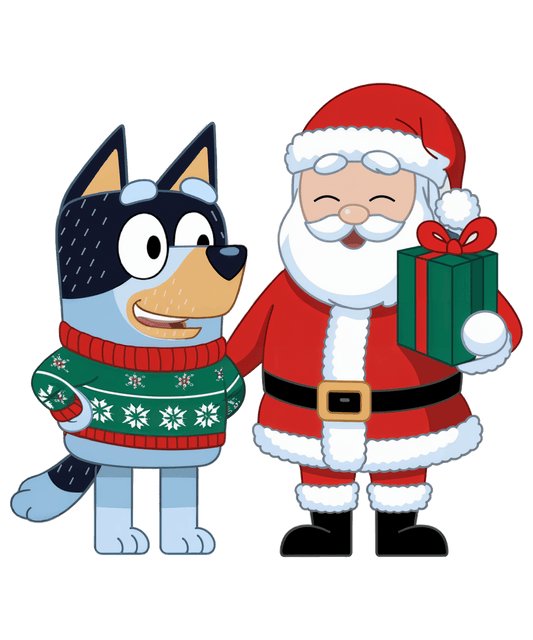 BLUEY - Dad and Santa Scenes