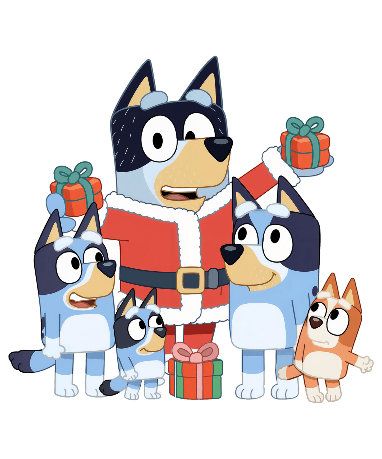 BLUEY - Dad and Santa Scenes