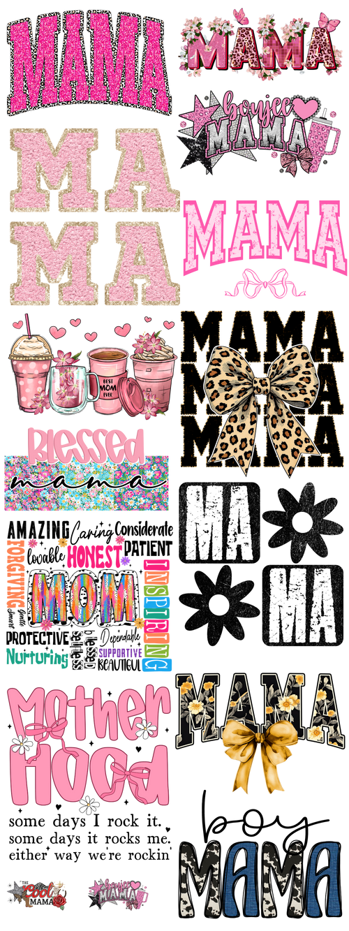 PREMADE GANG SHEET - Mama Transfers