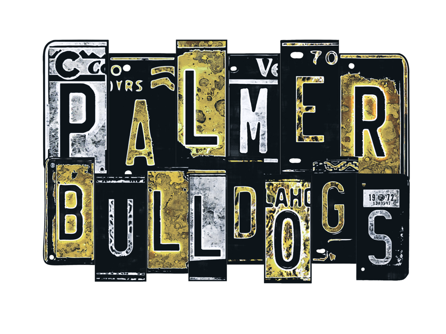 Palmer Bulldogs license plates Transfer