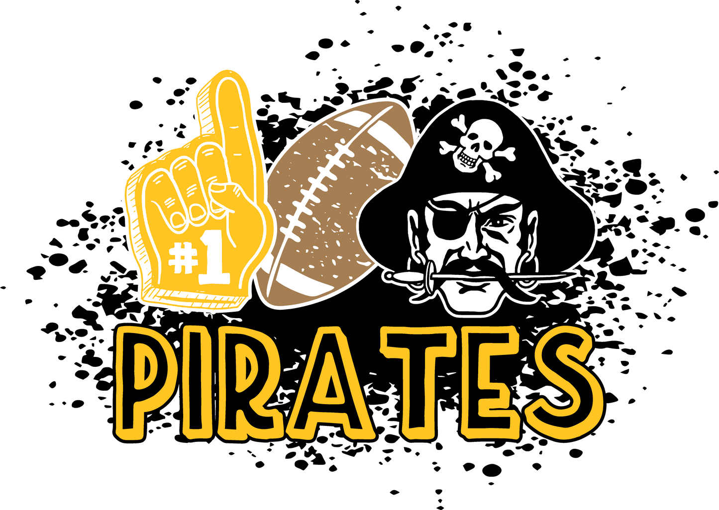 Pirates #1 Football Fan Transfer