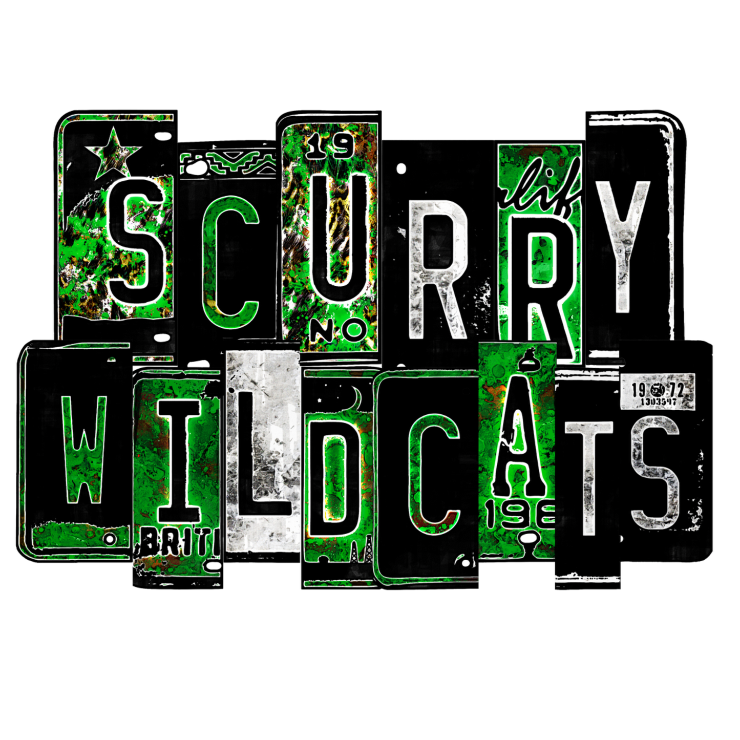 Scurry Wildcats license plates Transfer