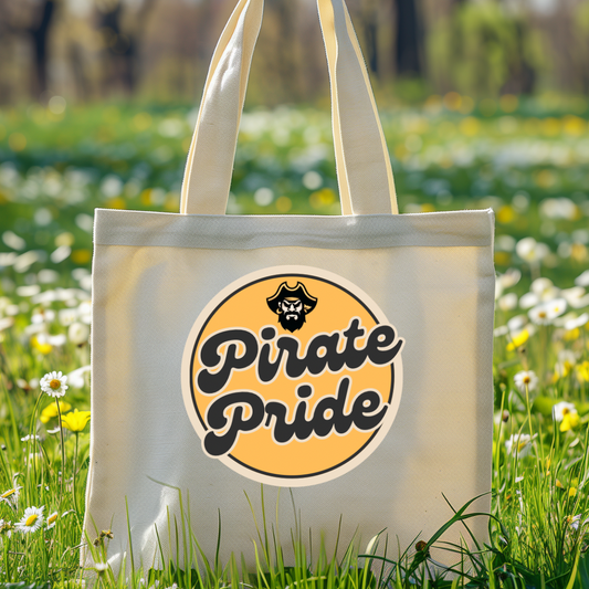 Pirate Pride retro circle logo Transfer