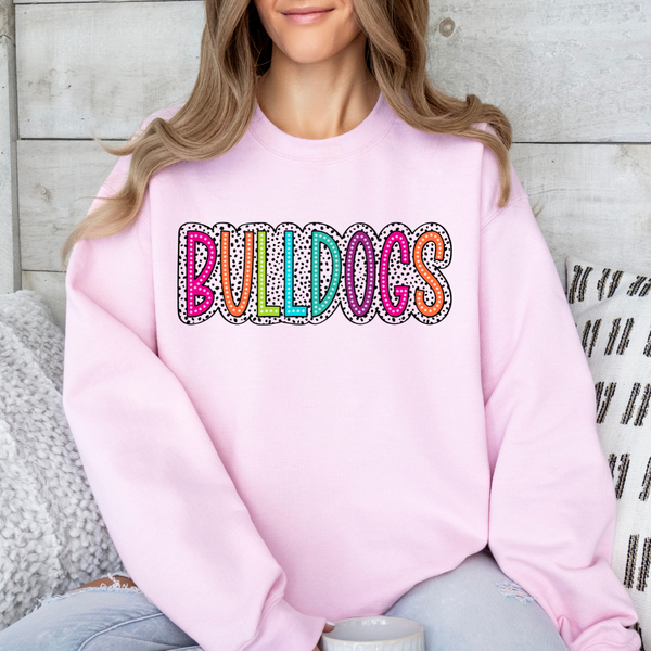 Bulldogs Dalmatian Print Transfer