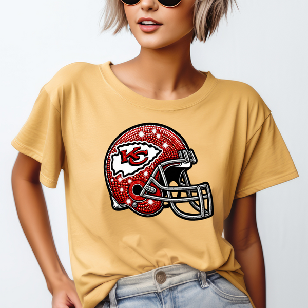 Chiefs - Rhinestone Helmet Transfer