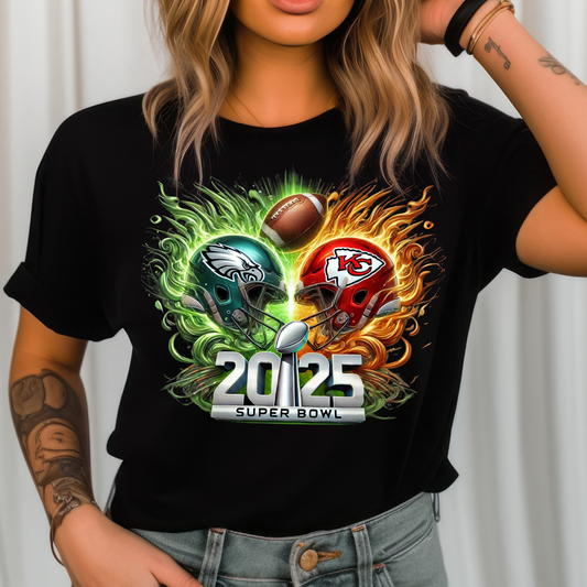 Super Bowl - 3D Helmet Clash 2025 Transfer