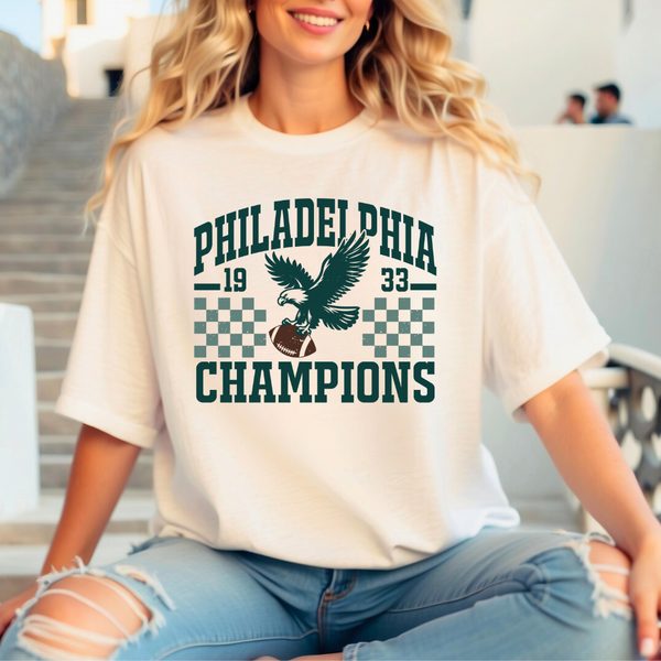 Eagles - Vintage Logo Champions Transfer