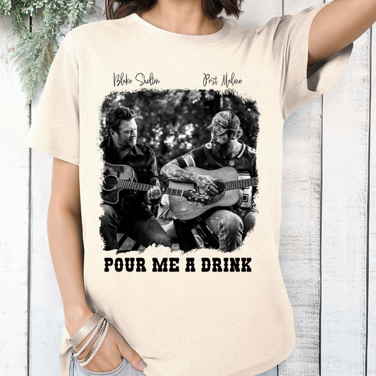 Post Malone & Blake Shelton - Pour Me a Drink Picture Transfer