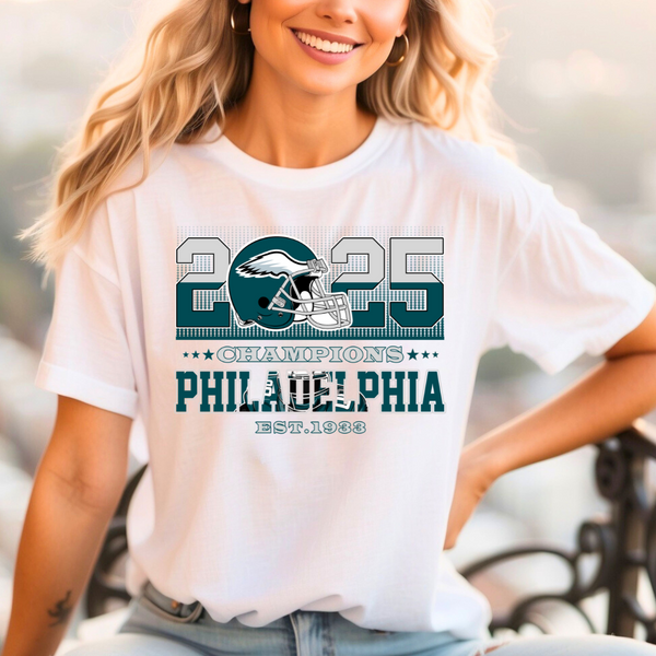 Eagles - 2025 Champions Wings Helmet Transfer
