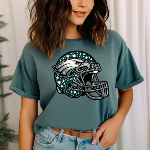 Eagles - Rhinestone Helmet Transfer