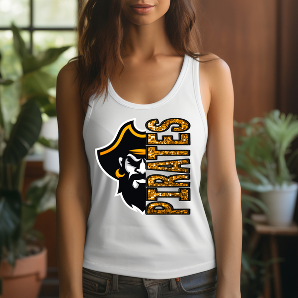 Faux Glitter Pirates (side) Transfer