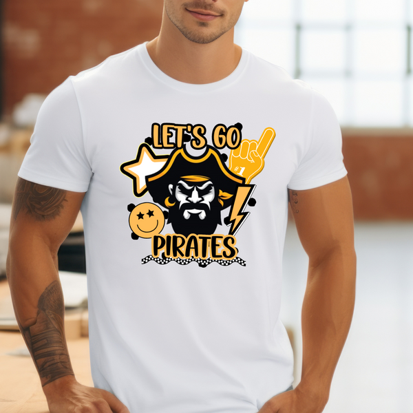 Let's Go Pirates Y2K Transfer