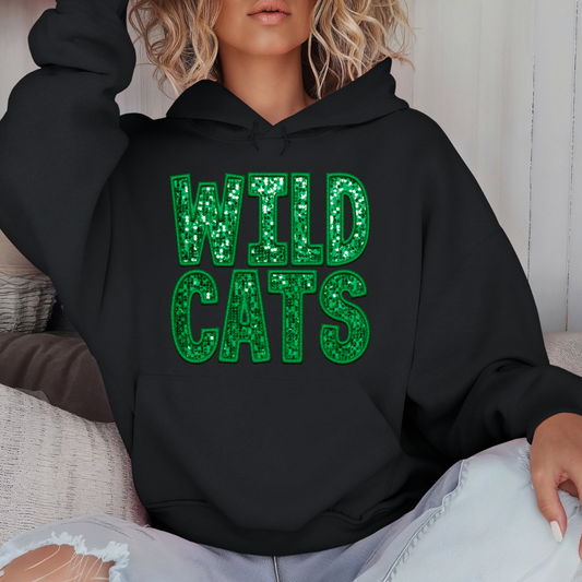 Wildcats Faux Glitter Transfer