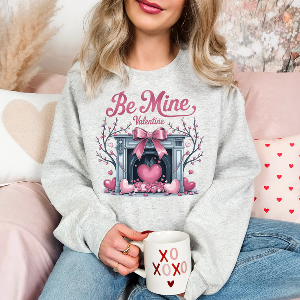Be Mine Valentine Fireplace Transfer