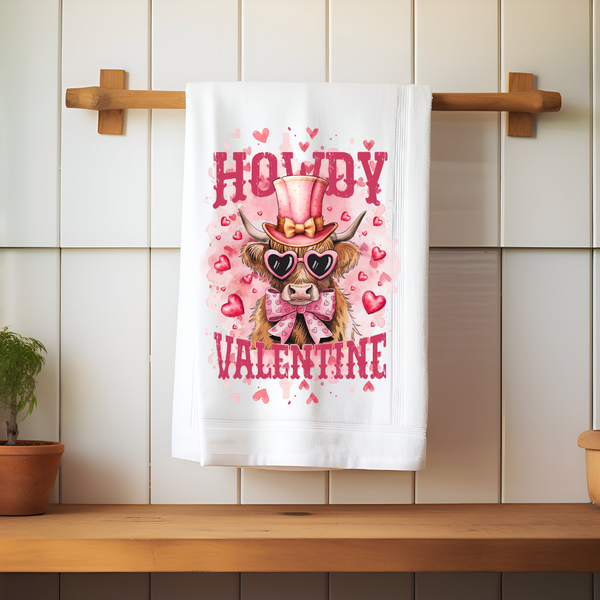 Howdy Valentine Cow Transfer