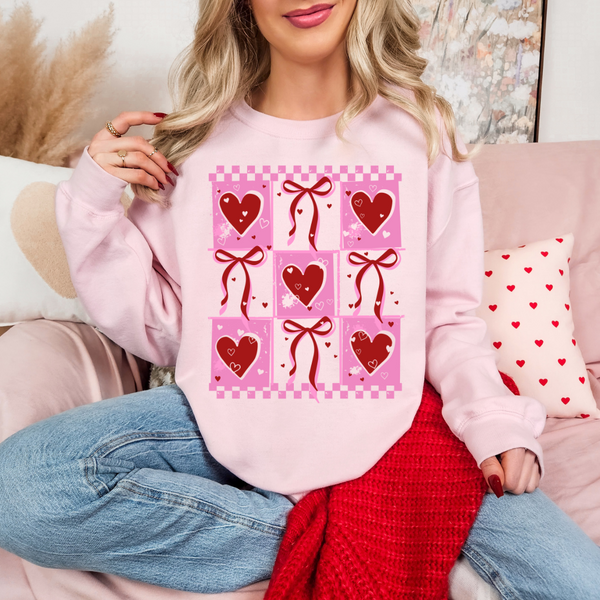 Bows and Hearts Transfer