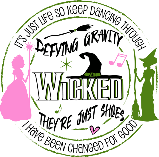 WICKED - Circle Lyrics Collage